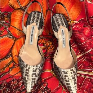 Manolo Blahnik shoes
Snake Skin Pump
